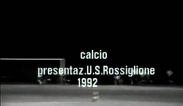 Presentazione U.S. Rossiglione 1992