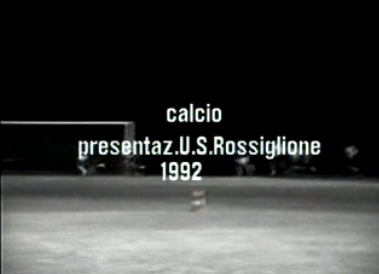 Presentazione U.S. Rossiglione 1992