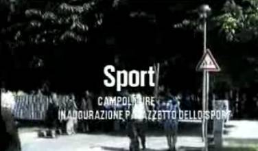 Inaugurazione Palazzetto dello Sport a Campo Ligure