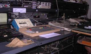 Lo studio di TeleMasone - 2004