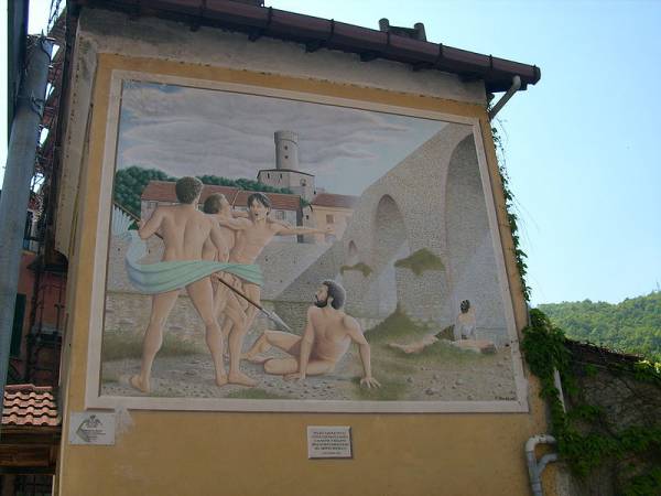 Campo Ligure, affresco - Foto di Davide Papalini
