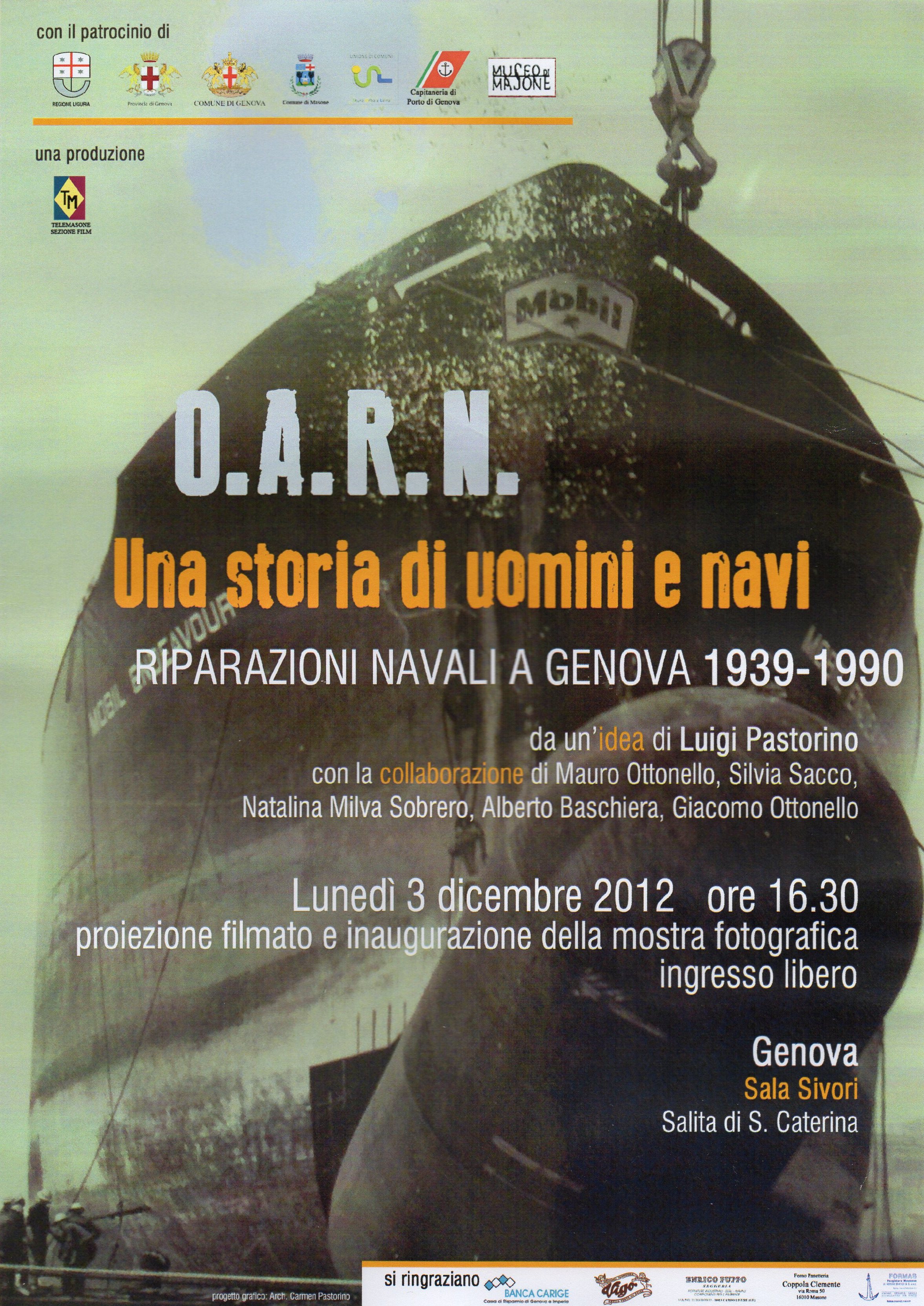 OARN – Una storia di uomini e navi