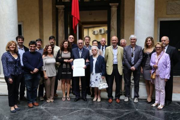 Luigi Pastorino (Cantaragnin) Cavaliere Ordine al Merito della Repubblica