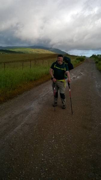 Il camminatore campese Antonio Perrone e il Cammino di Santiago di Compostela