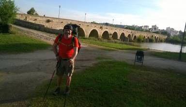 Un camminatore campese al Cammino di Santiago