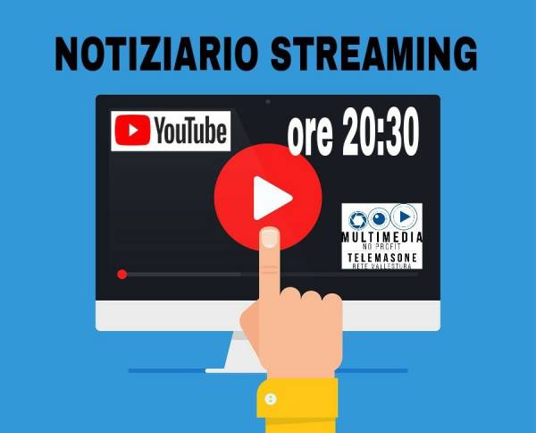 notiziario streaming su youtube