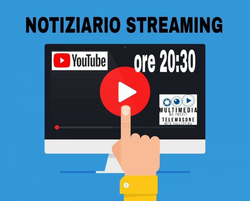 Il Notiziario del venerdì approda in diretta su Youtube