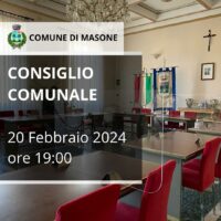 Consiglio Comunale di Masone del 20 febbraio 2024